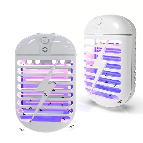 Winpest Electric Indoor Bug Zapper for Home Mosquito Killer Indoor Bug Lights Zappers Electric Bug Zapper Outdoor Mouse Zapper Indoor Bug Trap (2 Packs)