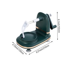 ZHIGOU Apple and Pear Peeler, Core Remover, Slicer - Stainless Steel Fruit Peeler, Kitchen Gadget, Peeler for Apples, Pears and Carrots - 2 Blades Included - Durable Small Handheld Home Peeling Tool