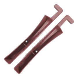 DUSCOKE 2PCS Car Seat Gap Filler Organizer, Stylish Multifunctional Auto Front Seat Storage Box Fill Console Side Gap, Car Interior Storage Accessories for Wallets, Phones, Keys, Eyeglasses (Brown)