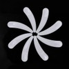 50pcs Curved Disposable Facial Cream Spatulas for Waxing and Makeup