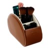 (Brown) - Fosinz Remote Control Holder Organiser Table Desk Leather