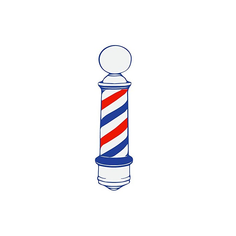 BarberMate® Pole Decal for Professional Barber and Stylist Shops