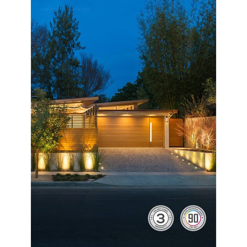 LEONLITE 7W Well Lights Landscape LED In Ground, 12-24V AC/DC