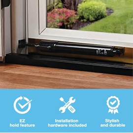 Wright Products V2012BL Heavy Duty Tap-N-Go Pneumatic Closer, Black