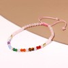 Wizock Reiki 7 Chakra Beaded Anklet Meditation Yoga Colorful Ankle