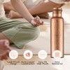 Pure Copper Water Bottle - 32 oz - Handcrafted BPA