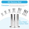 Vmuter 469Pcs SAE Rivet Nuts Kits, 304(18-8) Stainless Steel Flat