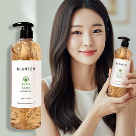Blansen Aloe Soothing Gel Cica Centella Asiatica Tea Tree Panthenol Highly Moisturizing Body Lotion Aloe Vera Skin Soothing / 알로에 수딩젤 시카 병풀 티트리 판테놀 고보습 바디로션 알로에베라 피부진정