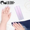 22 PCS Semi Cured Gel Nail Strips (Aurora Pink) -