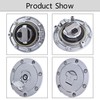 waltyotur Ignition Switch Fuel Gas Cap Seat Lock Key Replacement