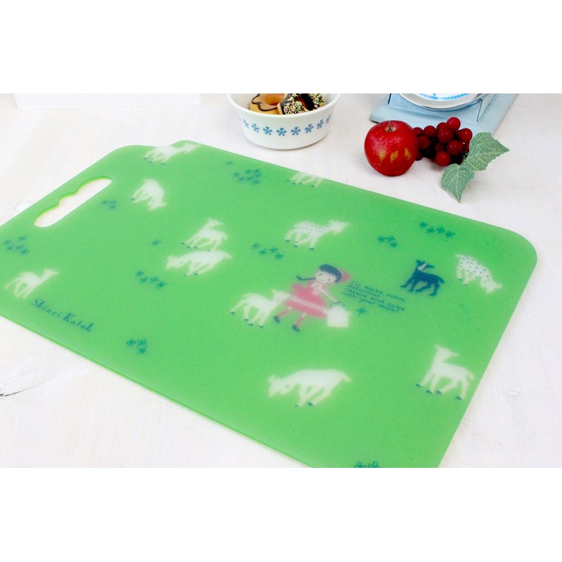 Shinzi Katoh Designer Antibacterial Chopping Board Goat's Milk CB3030 (Japan