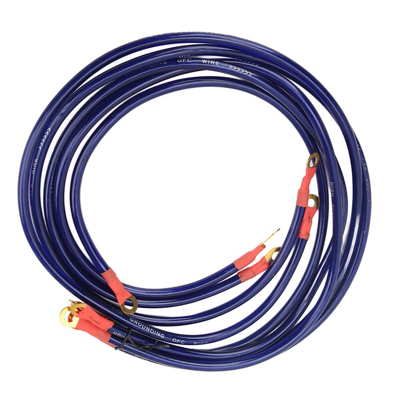 5pcs Pure Copper Battery Inverter Cable Flame Retardant Universal for