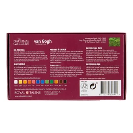 The National Gallery Van Gogh 12-Piece Round Pastel Chalk Set, Long Grass with Butterflies