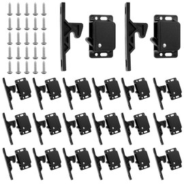 20 Pack RV Drawer Latch/Cabinet Door Latch, Grabber Catches 10 LB Pull Force RV Drawer Latches and Catches, Push Close Cabinet Latch with Mounting Screw, Ideal for RV, Camper, Home, Office