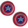Captain America Metal Shield 2 Pack Stickers
