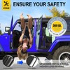 2 Pack Grab Handle Set for Jeep Wrangler Roll Bars