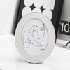SWTHONY Oval 5 x 7 Picture Frames, Silver Modern 5