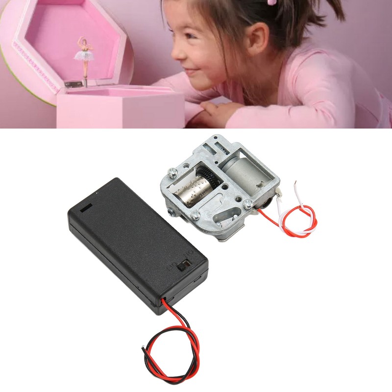 Music Box Movement 18 Note Battery Powered Beautiful Melody Therapeutic