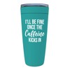 Coffee Lover Mint Edition Viking Tumbler 20oz - i'll be
