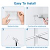 Wall-Mounted Glove Box Holder: White Organizer for Lab, Kitchen, Bathroom