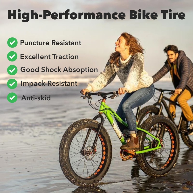 26x4.0 Fat Tire and Inner Tube | Snow Tire |