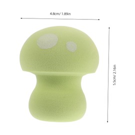 Minkissy Mushroom Makeup Sponge Set 3pcs Multifunctional Face Sponges Ideal for Foundation Gentle for Sensitive Skin Wet/dry Use