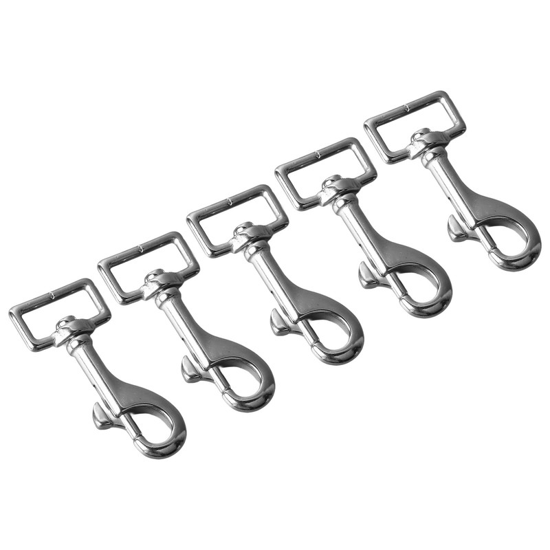 5PCS 27mm Square Tail Snap Hooks 360 Degree Rotating Hook