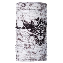 Buff Junior ThermoNet Hinged Neck Gaiter, Headband & Winter Neck Warmer, Ski Mask & Face Shield, Balaclava, Solid Black, One Size