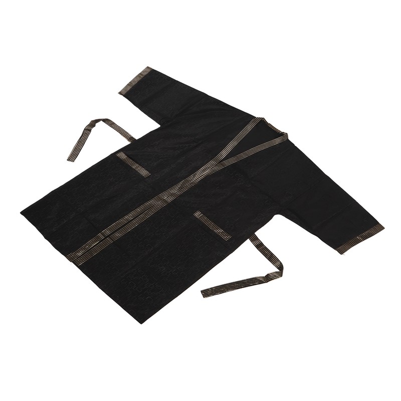 Haircut Gown with Pocket Short Sleeve Professional Belt Grooming Work