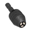 Domary Keyless Drill Bit Chuck Converter 0.3-3mm Hex Shank Adapter