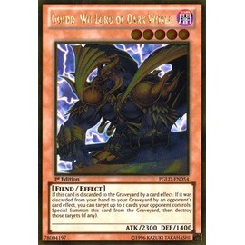 YU-GI-OH! - Goldd, Wu-Lord of Dark World (PGLD-EN054) - Premium Gold - 1st Edition - Gold Rare