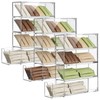 3 Pack Drink Packet Organizer, Acrylic Drink Mix Holder with