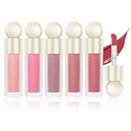 Liquid Blushes, Soft Cream Liquid Blush Makeup Wand, Lightweight Breathable Feel Liquid Blush for Cheeks, Waterproof Long-wearing, Natural Looking (5 color)