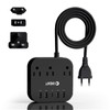European Plug Adapter, Unidapt US to UK Europe Power Strip