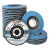 MOGRQAP Pack of 20 125 mm Flap Discs, Fine Surface