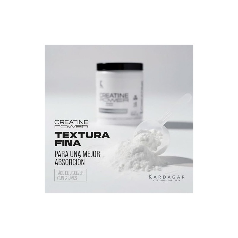 Creatina Monohidratada Micronizada en Polvo Malla 200 Envase 500g