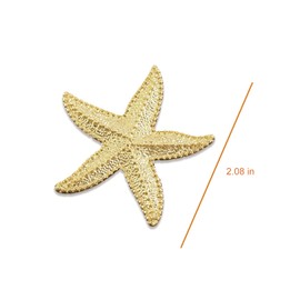 KGCGJVB Starfish Pin Brooch for Women Men Vintage Gold Plated Seashell Sea Shell Pins Small Ocean Star Broach Lapel Brooches for Dress Beach Party Dance Banquet Summer Beach Jewelry Accessories