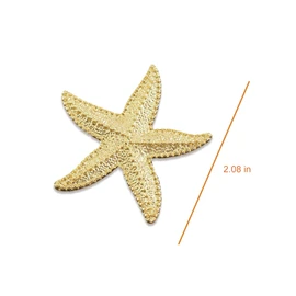 KGCGJVB Starfish Pin Brooch for Women Men Vintage Gold Plated Seashell Sea Shell Pins Small Ocean Star Broach Lapel Brooches for Dress Beach Party Dance Banquet Summer Beach Jewelry Accessories