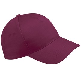 Beechfield - 100% Cotton Cap - Unisex, bordeaux, One Size
