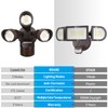 LEONLITE 3CCT LED Security Light Motion Sensor, Aluminum Flood Lights
