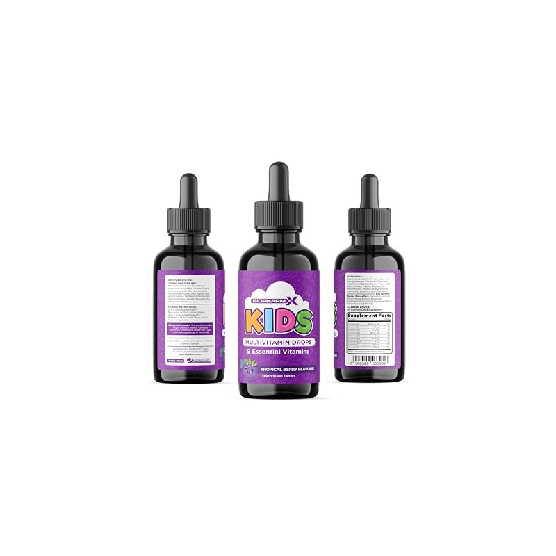 BioPharmX Kids Multivitamin Drops for Infants and Children