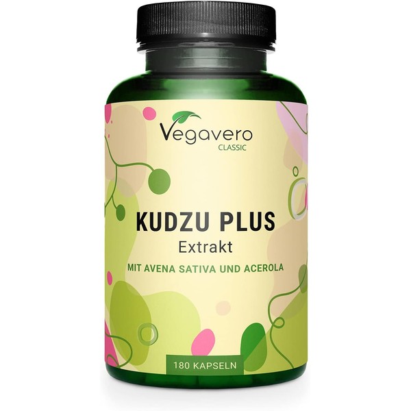 Kudzu Capsules | High-Potency 6000 mg Extract | Enriched with
