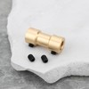 Briny River 4 Pcs 4mm to 5mm Brass Shaft Coupling