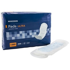 McKesson PADHV Bladder Control Pad, Ultra, 8.5" Size, White