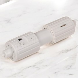 MIJOMA Talking Toilet Roll Holder with Recording Function - Funny Bathroom Gadget with Voice Recorder - Toilet Holder for Standard Rolls, 16 x 3.5 cm, White