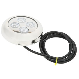 Underwater Boat Light Marine Underwater Light 60° Angle IP68 Waterproof Seawater Interior Dome Lighting Swimming Pool Lamp (RGB)