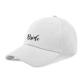 LADY&HOME Bride Hat Embroidered Baseball Caps for Wedding Engagement (Bride-2)