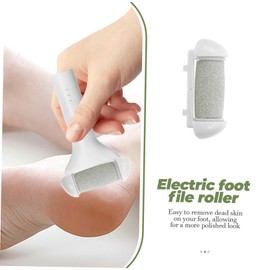 Healeved 15pcs Electric Foot File Roller Replacement for Dead Skin Removal Pedicure Tool for Smoother Feet Easy to Clean and Install