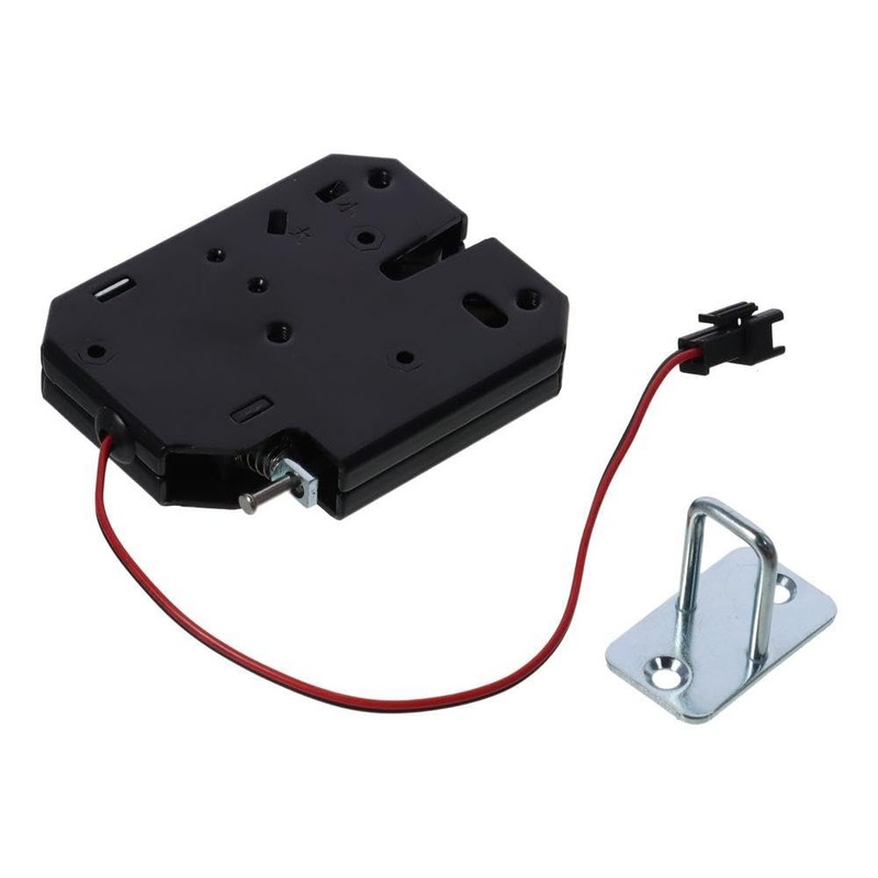 SSHHUI DC 12V 2A Electric Latch Lock, Cabinet Electromagnetic Lock,