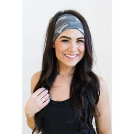 Maven Thread Women's No-Slip Sweat-Wicking Headband for Exercise and Yoga, 2-Pack (Hustle)